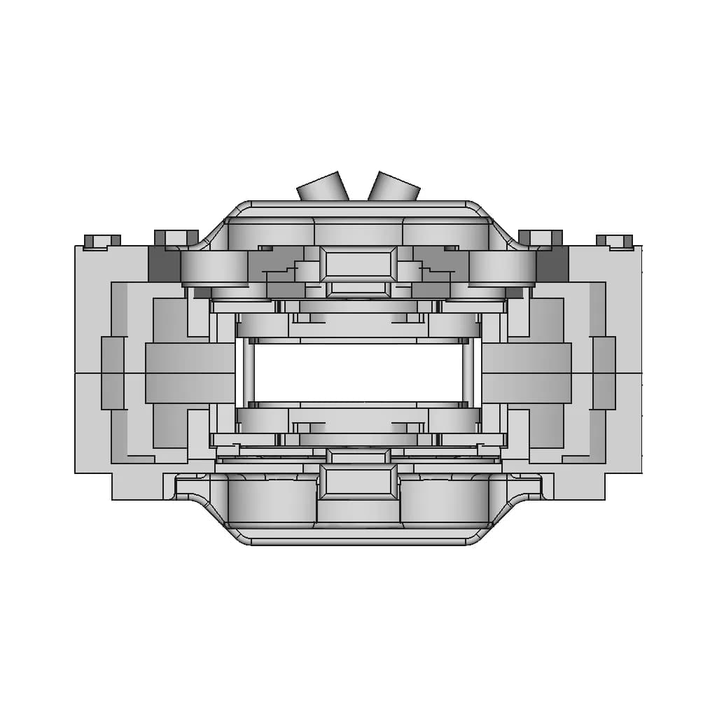 CAD Model of Brake Caliper for Engineering Projects_90_0_degree_snapshot