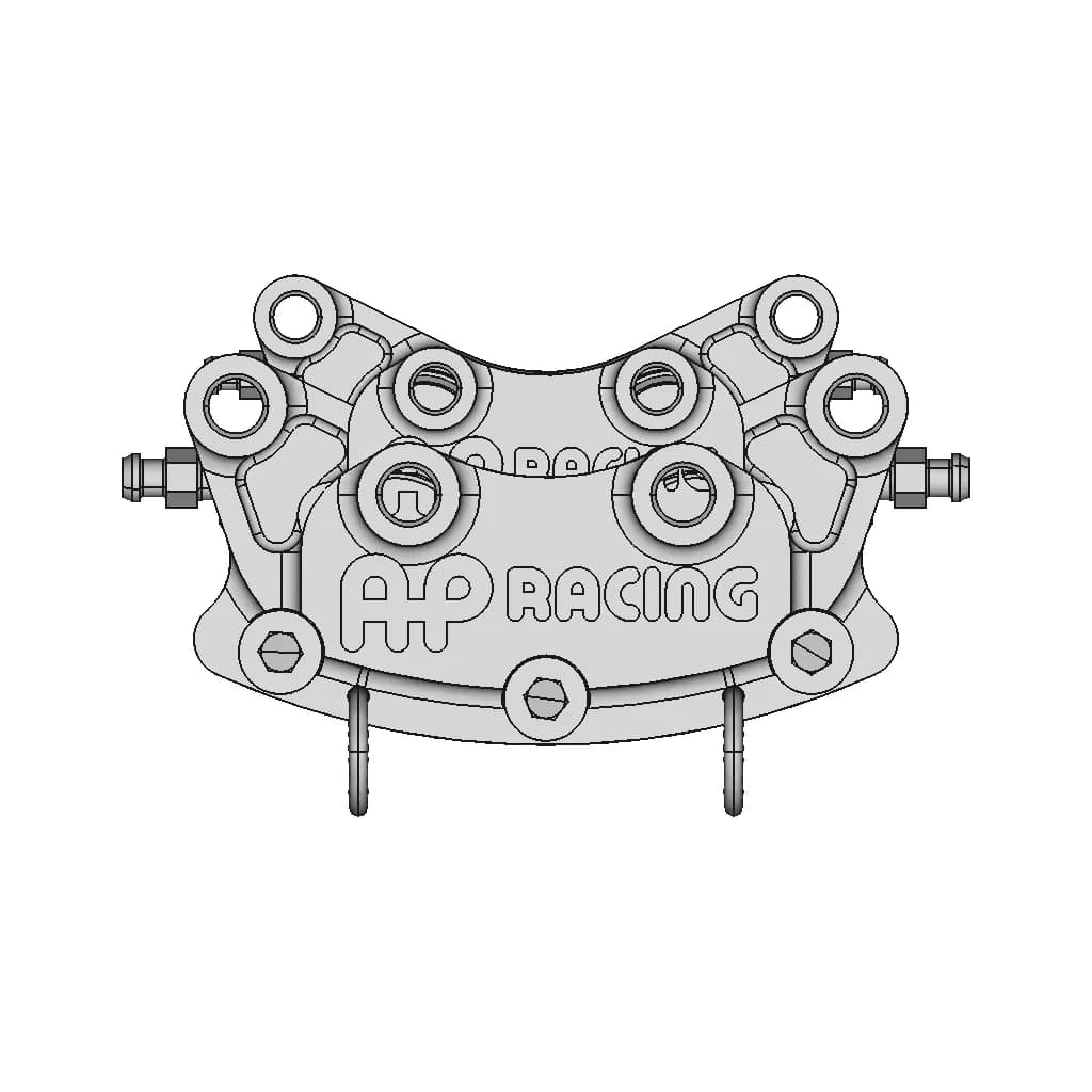 CAD Model of Front Brake Caliper for Engineering Projects_0_0_degree_snapshot