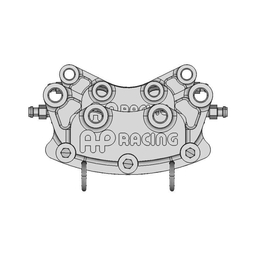 CAD Model of Front Brake Caliper for Engineering Projects