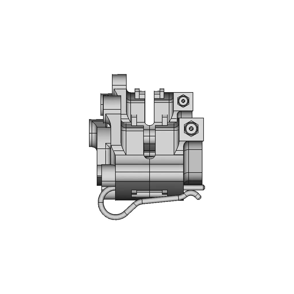 CAD Model of Front Brake Caliper for Engineering Projects_0_90_degree_snapshot