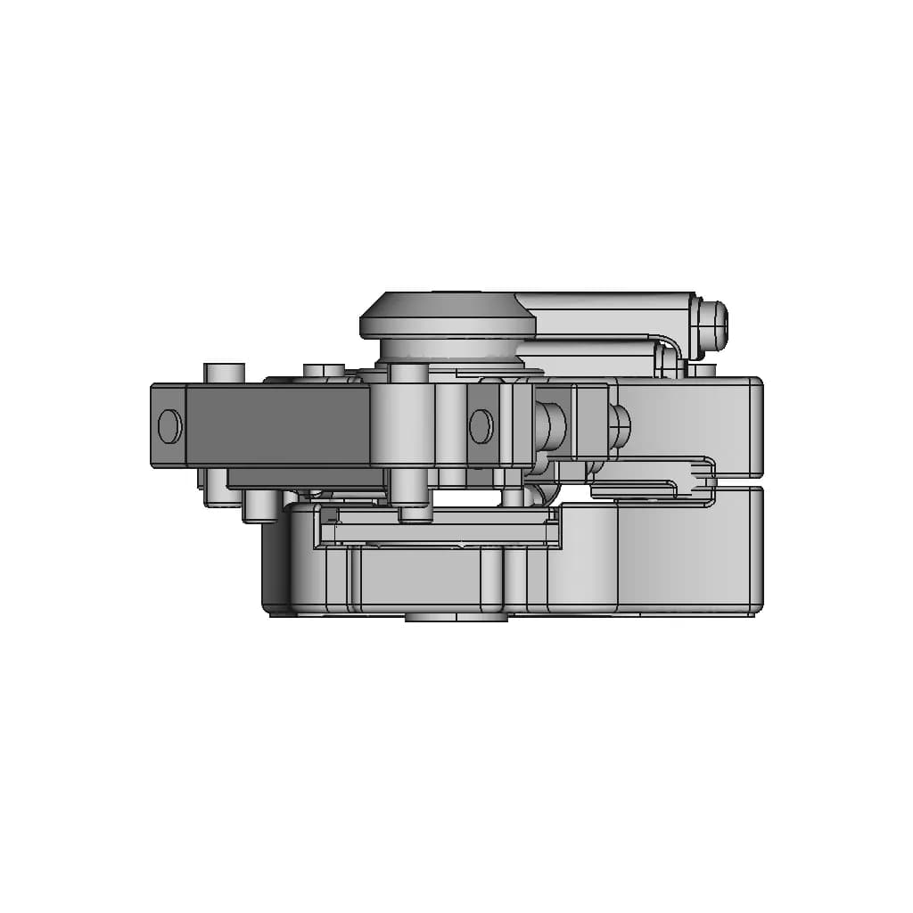 CAD Model of Brake Caliper for Engineering Projects_0_270_degree_snapshot