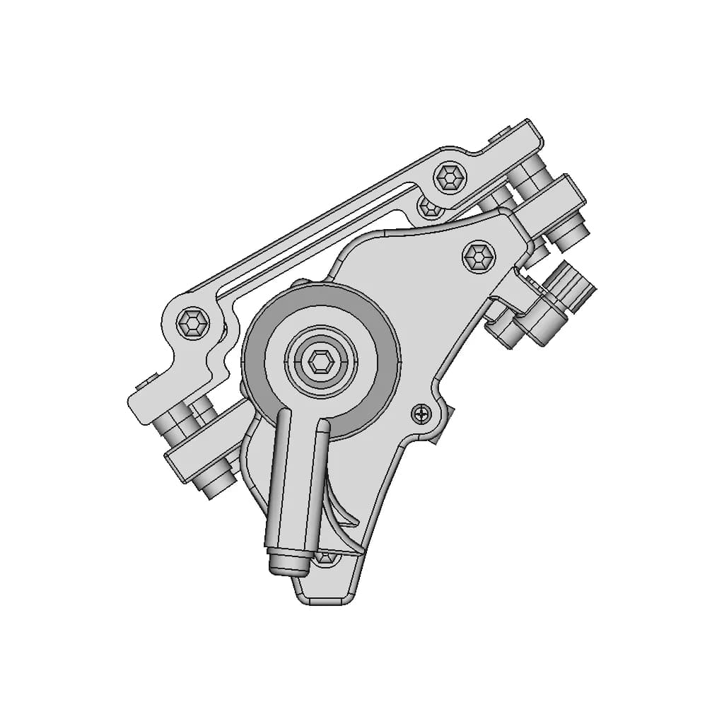 CAD Model of Brake Caliper for Engineering Projects_270_0_degree_snapshot