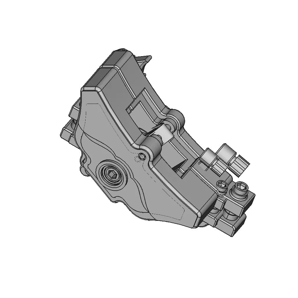 CAD Model of Brake Caliper for Engineering Projects_60_30_degree_snapshot