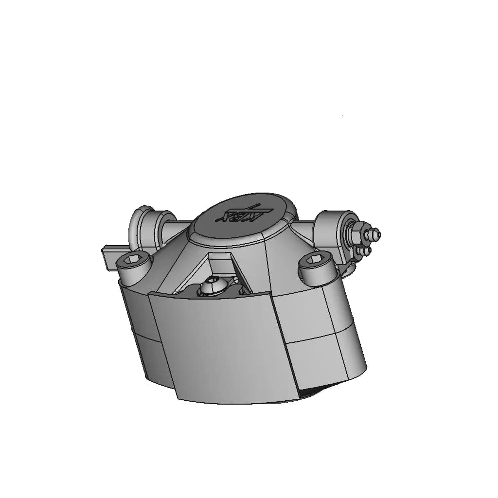 CAD Model of Vespa Brake Caliper for Engineering Projects_60_30_degree_snapshot