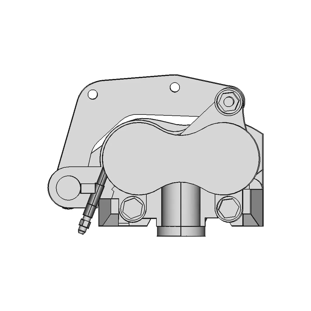 CAD Model of Brake Caliper for Engineering Projects_0_0_degree_snapshot
