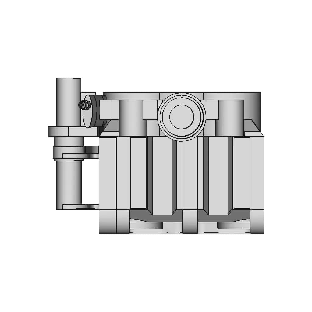 CAD Model of Brake Caliper for Engineering Projects_90_0_degree_snapshot