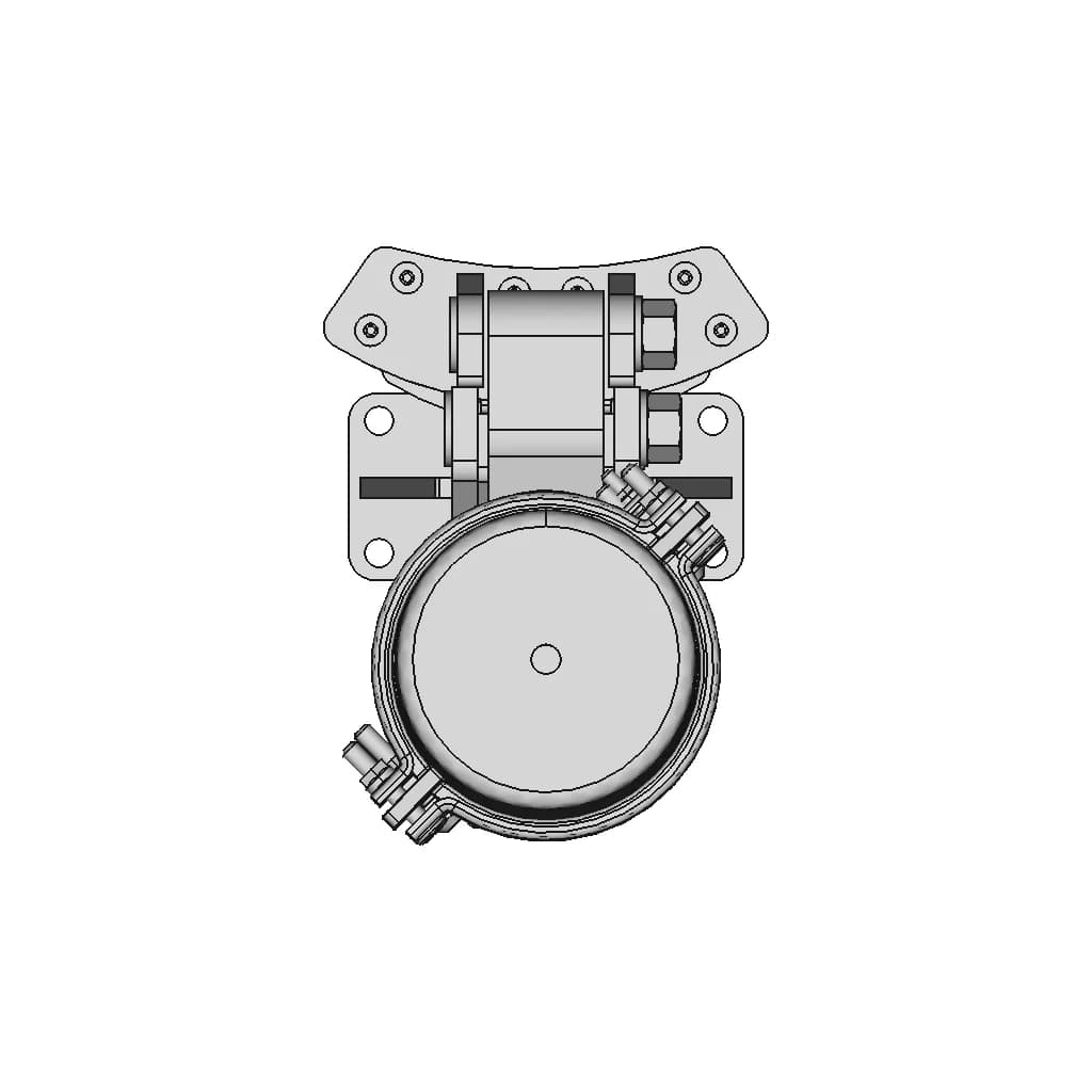 CAD Model of Brake Caliper Chamber for Engineering Projects_0_0_degree_snapshot