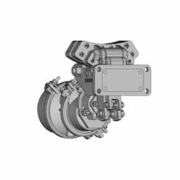 CAD Model of Brake Caliper Chamber for Engineering Projects