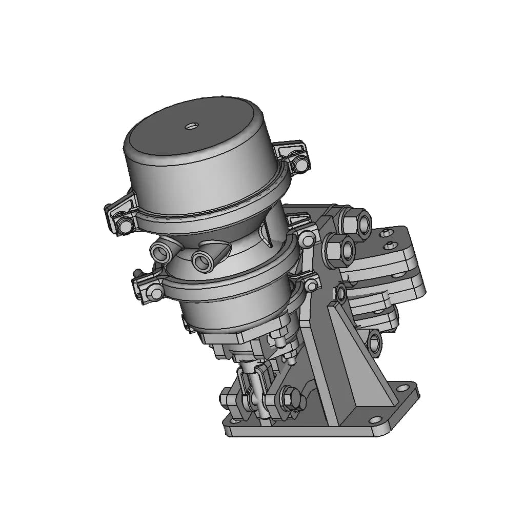 CAD Model of Brake Caliper Chamber for Engineering Projects_60_30_degree_snapshot