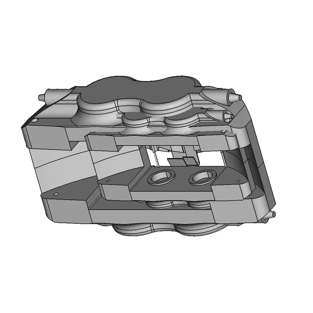 CAD Model of Brake Caliper for Engineering Projects_60_30_degree_snapshot