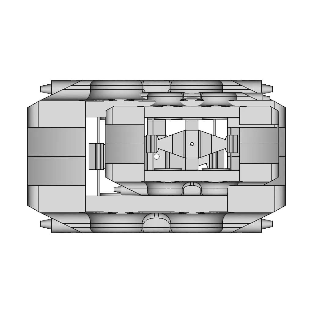 CAD Model of Brake Caliper for Engineering Projects_90_0_degree_snapshot