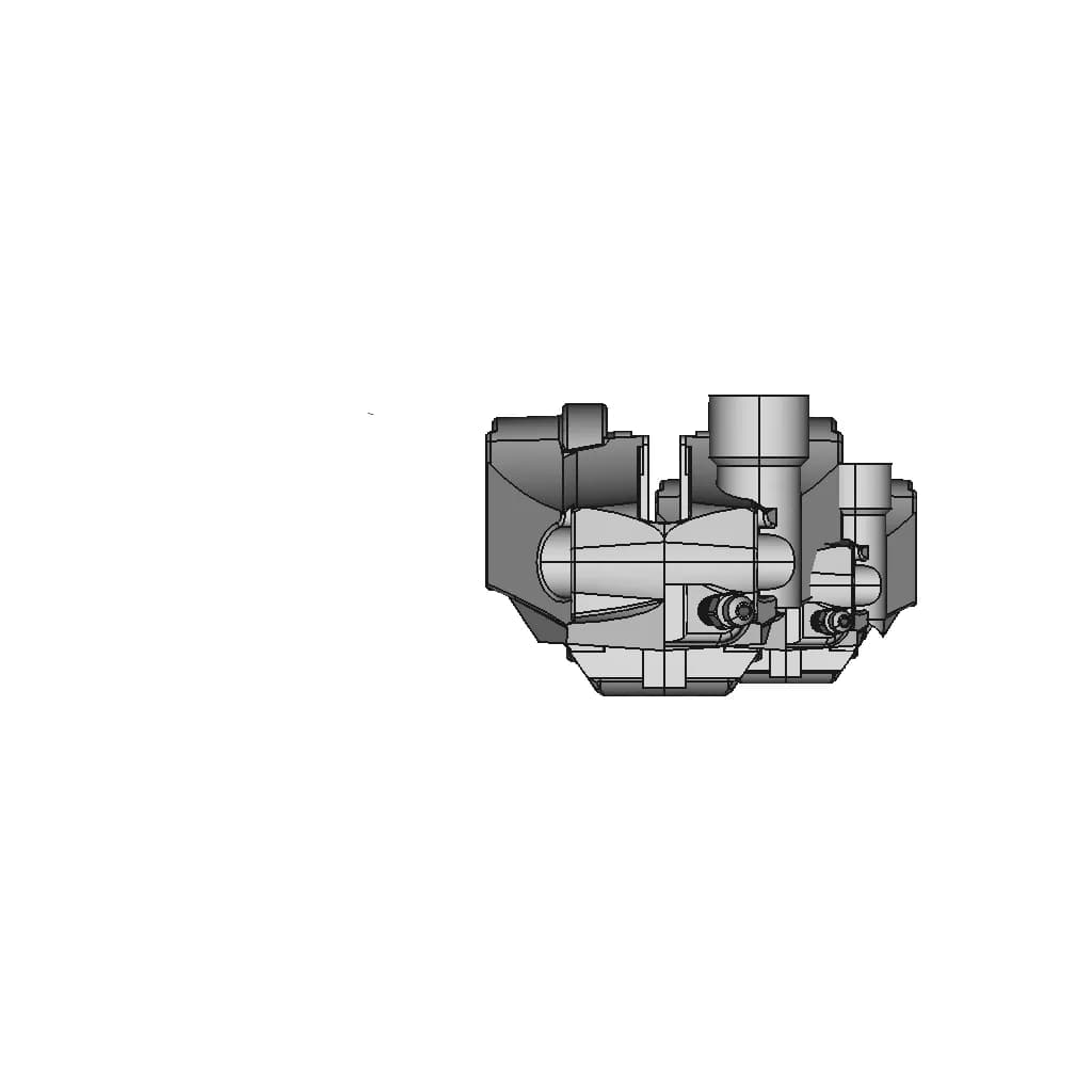 CAD Model of Tokico Brake Caliper for Engineering Projects_0_0_degree_snapshot