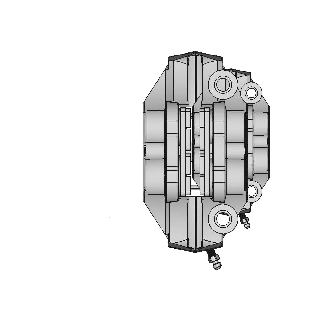 CAD Model of Tokico Brake Caliper for Engineering Projects_270_0_degree_snapshot