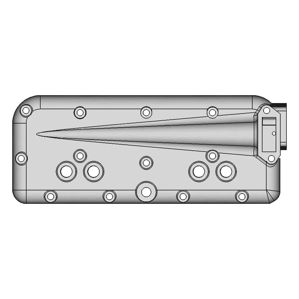 CAD Model of Model A Cylinder Head for Engineering Projects_0_0_degree_snapshot
