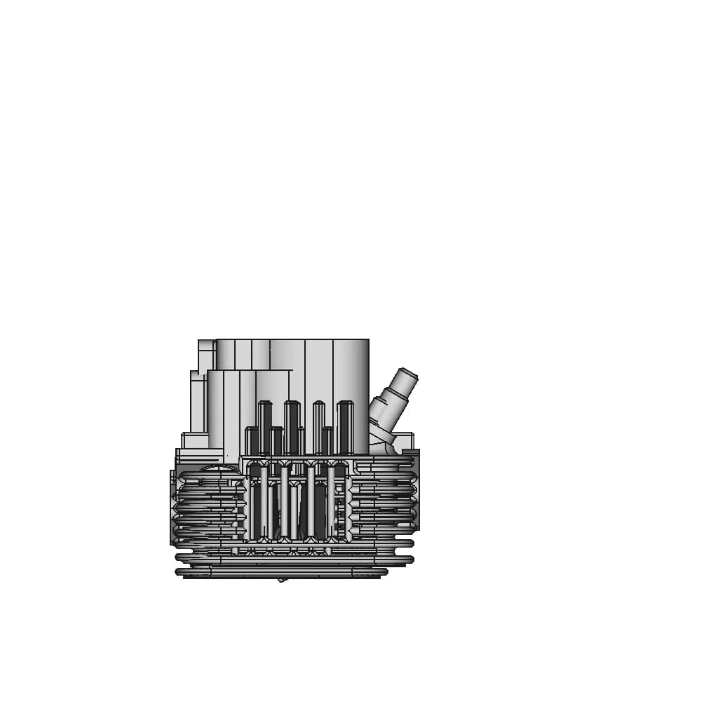 CAD Model of Single-Cylinder Head for Engineering Projects_0_270_degree_snapshot