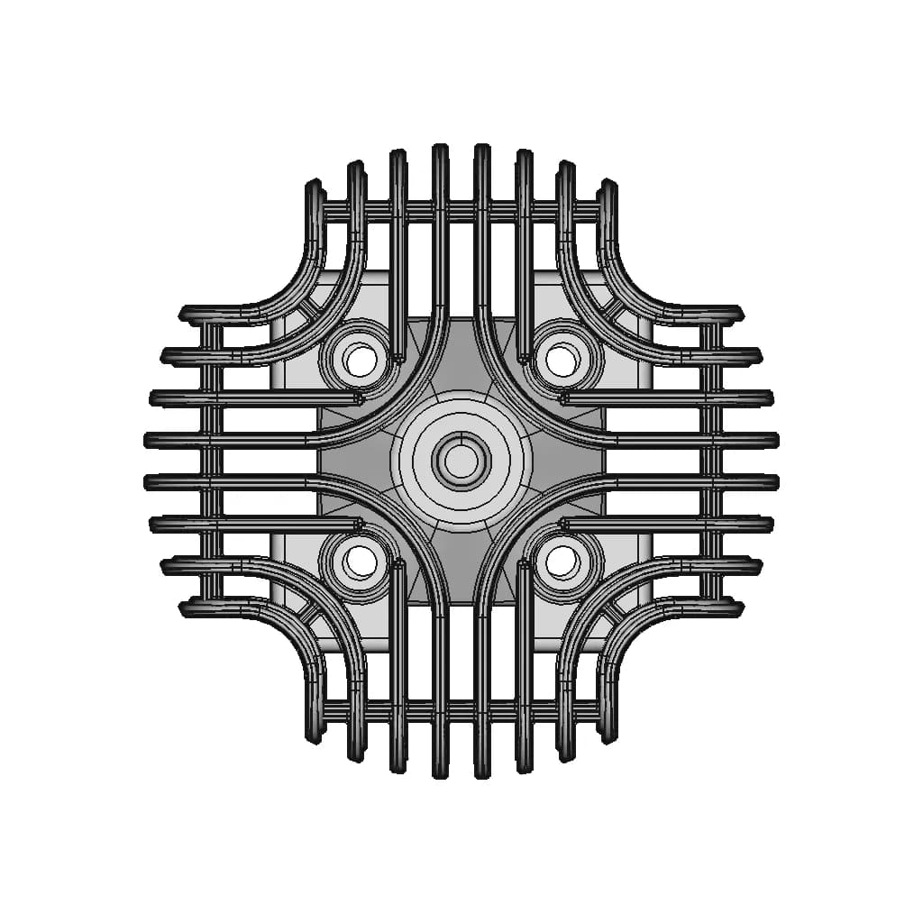 CAD Model of Cylinder Head for Engineering Projects_0_0_degree_snapshot