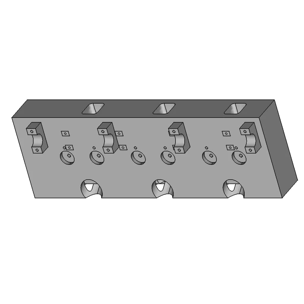 CAD Model of Engine Cylinder Head for Engineering Projects_60_30_degree_snapshot