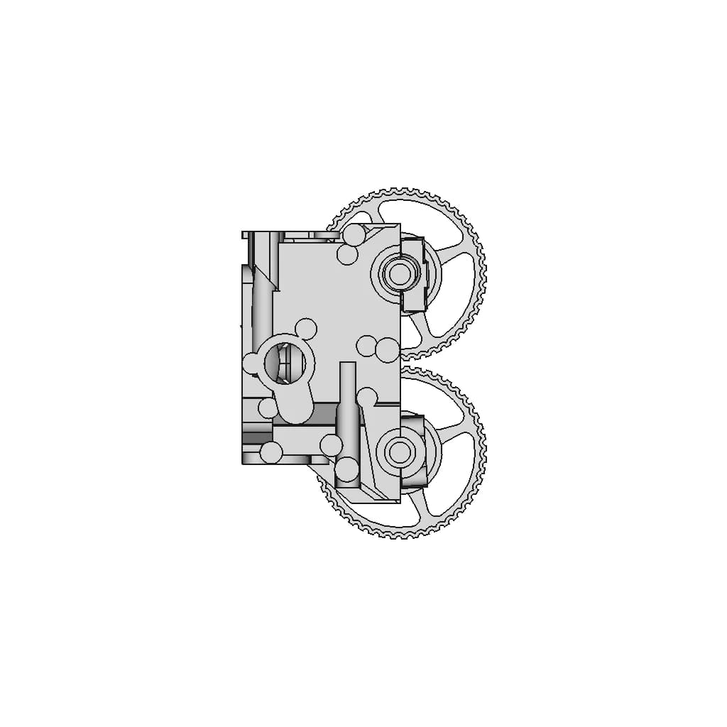 CAD Model of 4G63 Cylinder Head for Engineering Projects_0_90_degree_snapshot