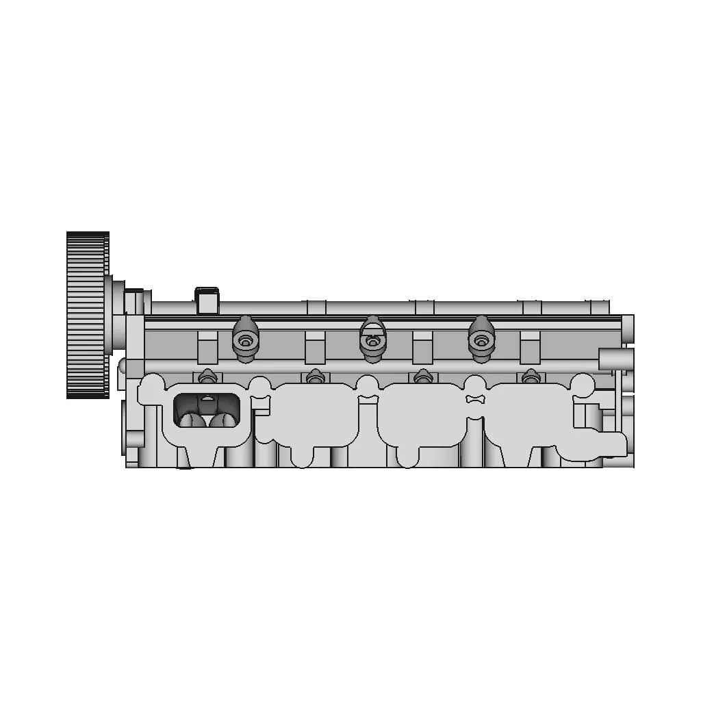 CAD Model of 4G63 Cylinder Head for Engineering Projects_270_0_degree_snapshot