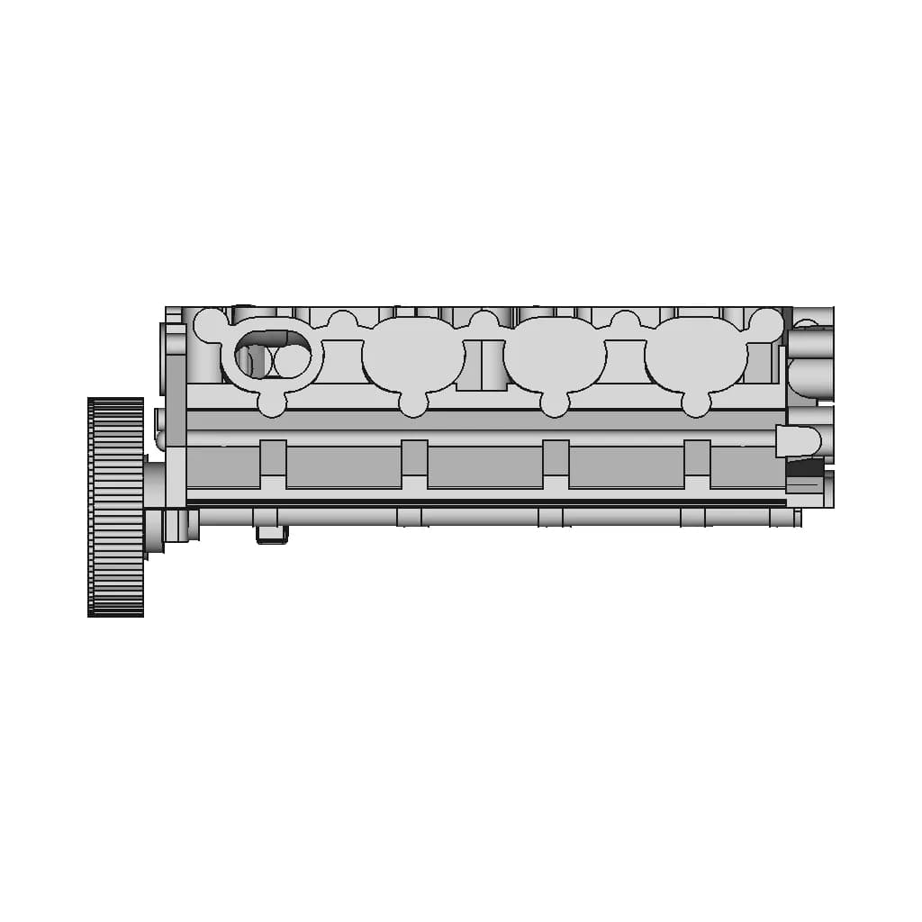 CAD Model of 4G63 Cylinder Head for Engineering Projects_90_0_degree_snapshot