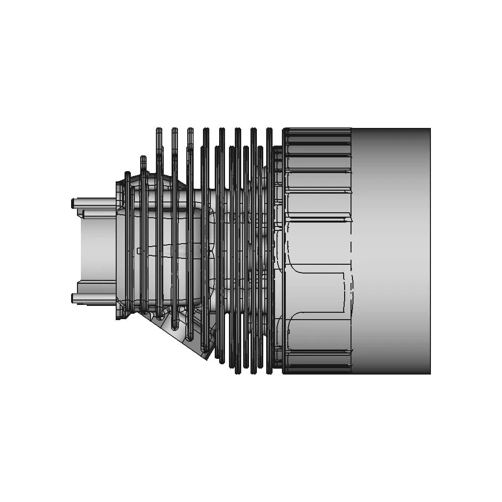 CAD Model of Cylinder Head for Engineering Projects_0_270_degree_snapshot