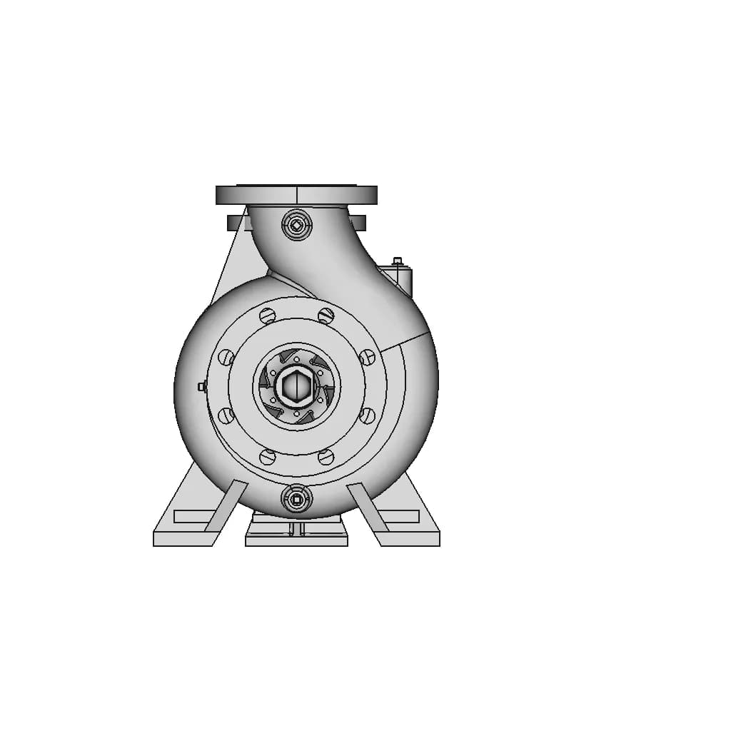 CAD Model of Water Pump for Engineering Projects_0_270_degree_snapshot