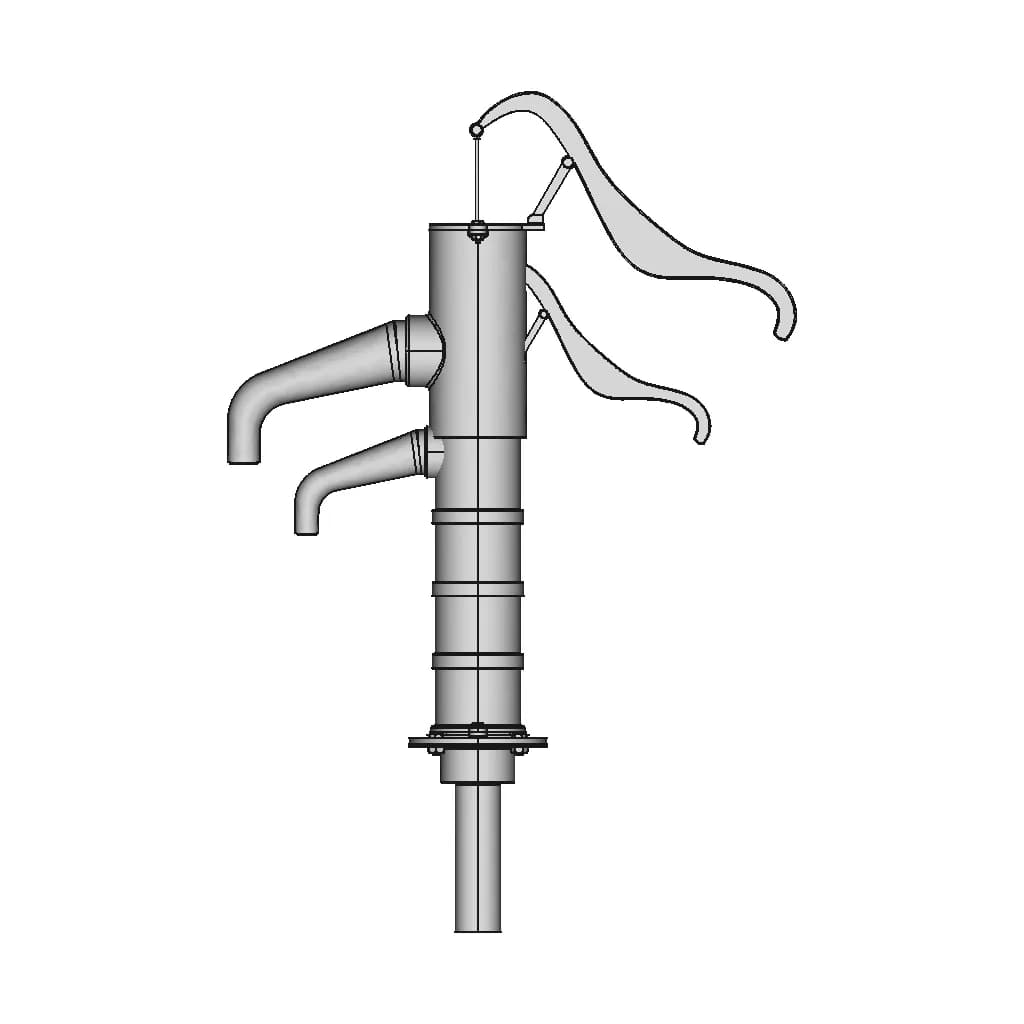 CAD Model of Hand Water Pump for Engineering Projects_0_0_degree_snapshot