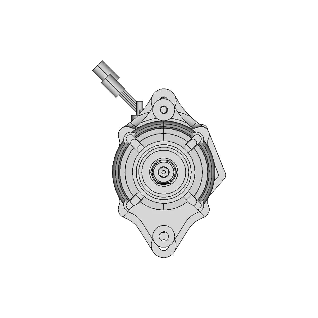 CAD Model of Alternator for Engineering Projects_0_0_degree_snapshot
