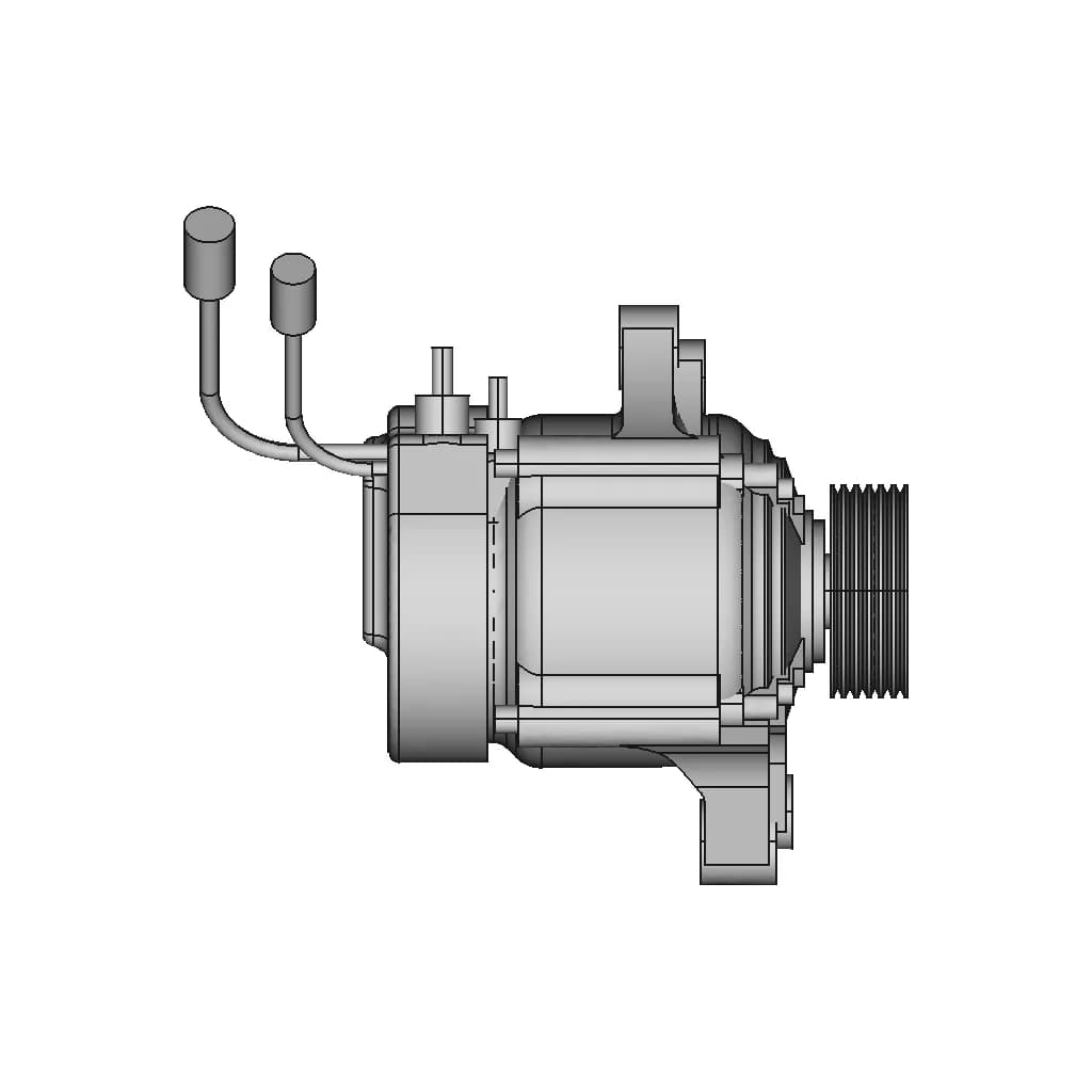 CAD Model of Alternator for Engineering Projects_0_270_degree_snapshot