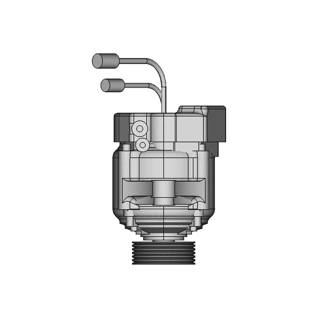 CAD Model of Alternator for Engineering Projects_270_0_degree_snapshot