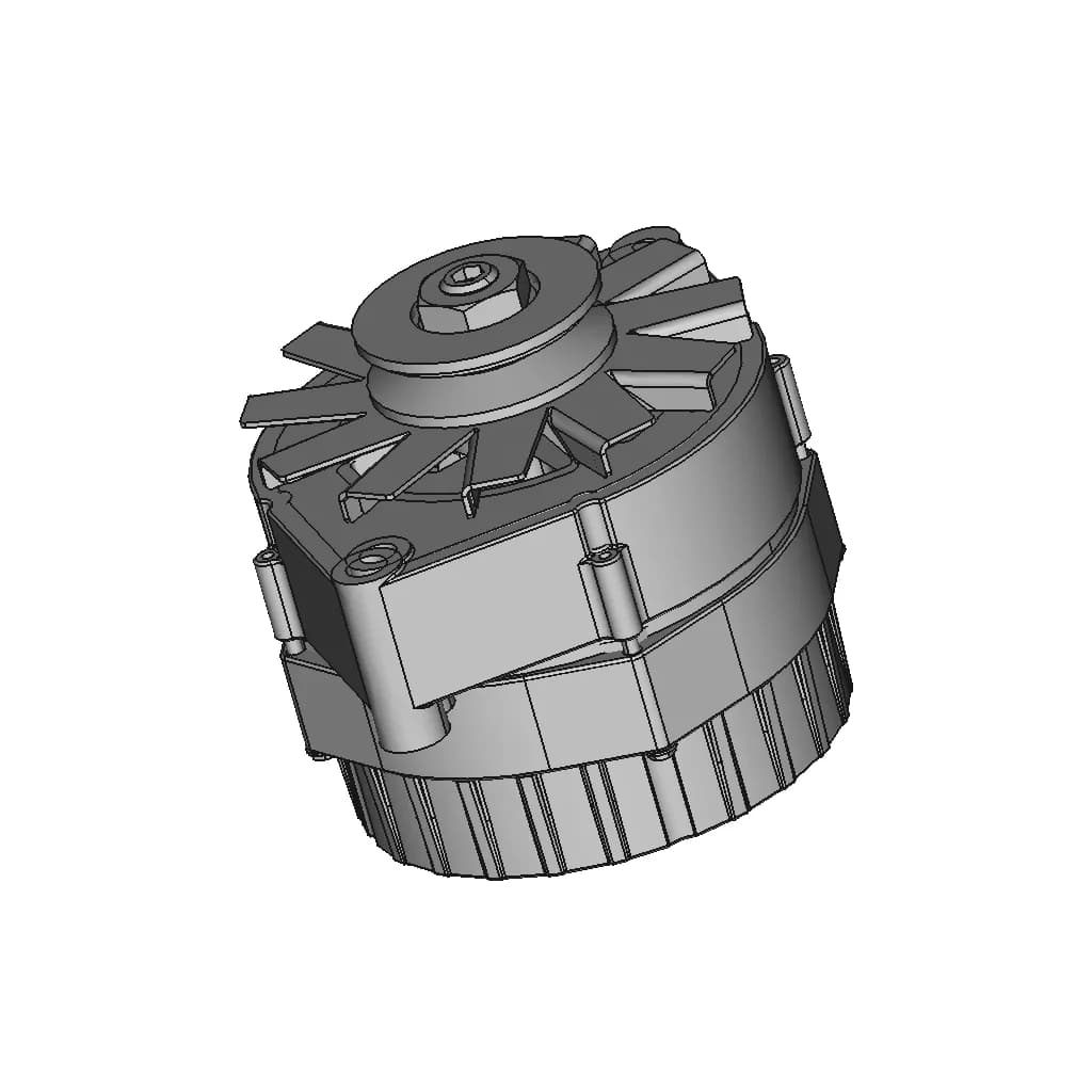 CAD Model of Alternator for Engineering Projects_60_30_degree_snapshot