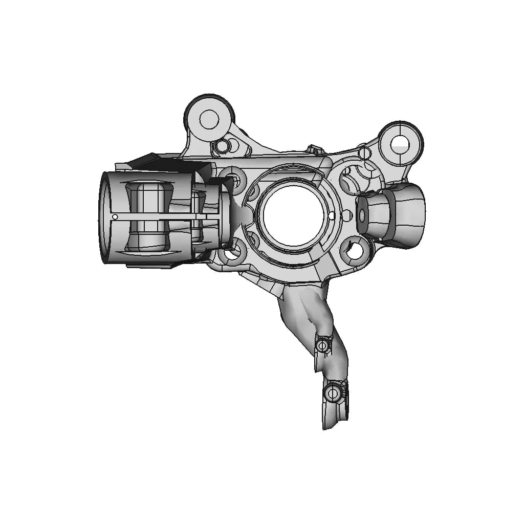 CAD Model of Steering Knuckle Joint for Engineering Projects_0_90_degree_snapshot