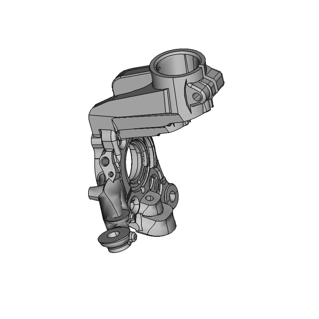 CAD Model of Steering Knuckle Joint for Engineering Projects_60_30_degree_snapshot