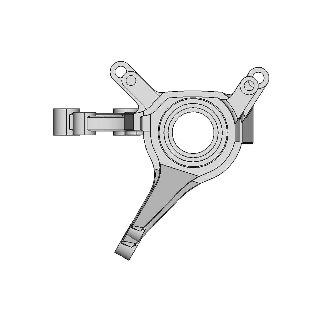 CAD Model of Steering Knuckle for Engineering Projects_90_0_degree_snapshot