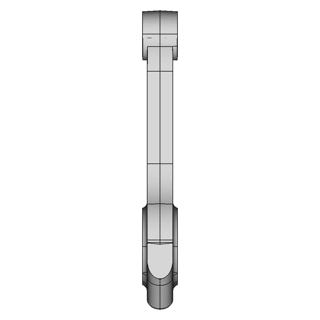 CAD Model of Connecting Rod for Engineering Projects_0_90_degree_snapshot