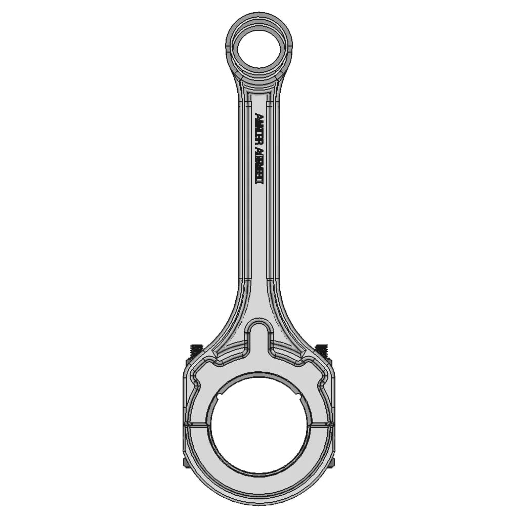 CAD Model of Connecting Rod for Engineering Projects_0_0_degree_snapshot