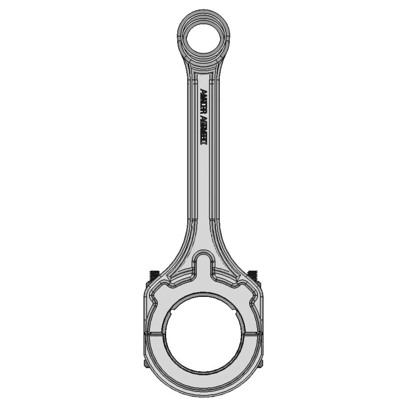 CAD Model of Connecting Rod for Engineering Projects