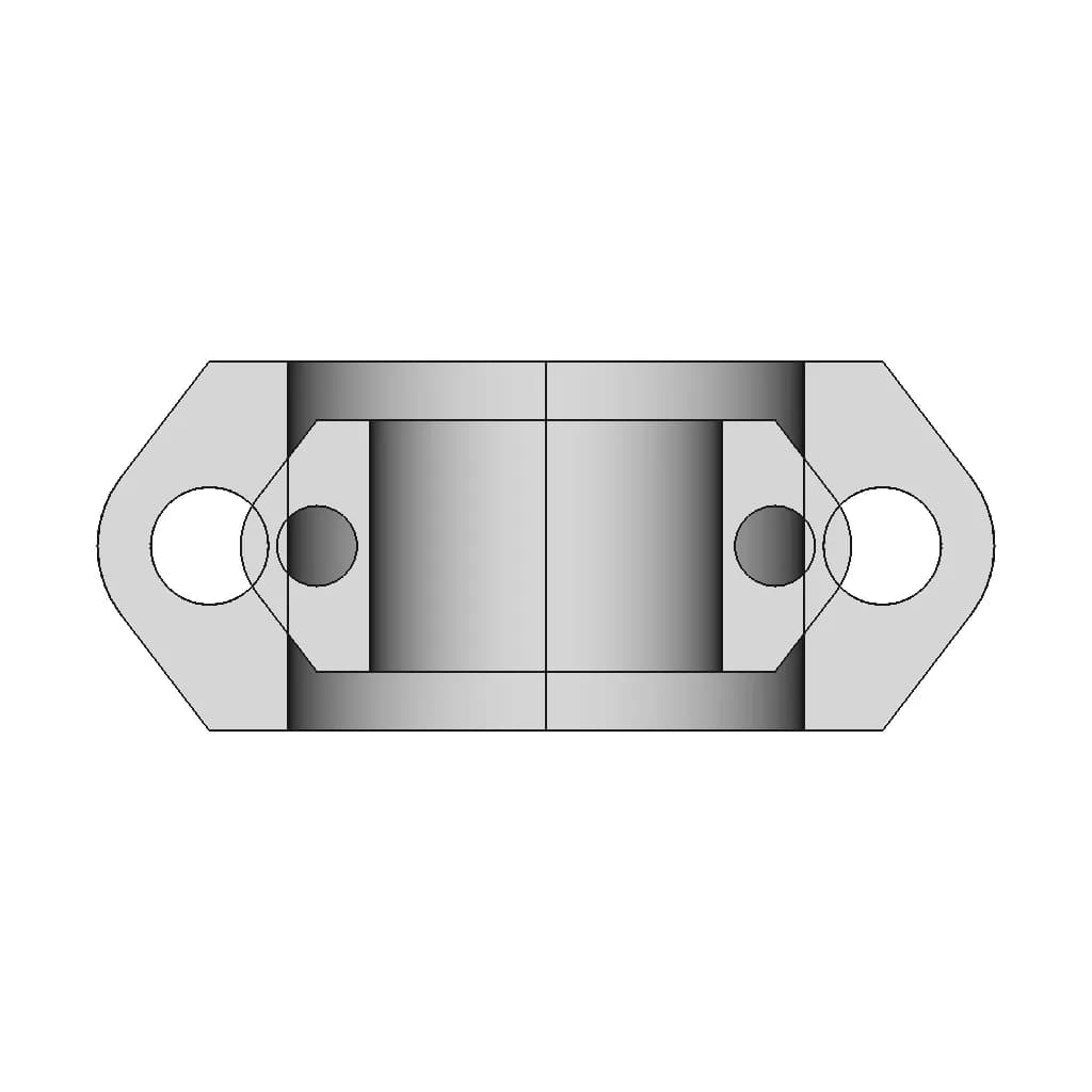 CAD Model of Connecting Rod Cover for Engineering Projects_0_270_degree_snapshot