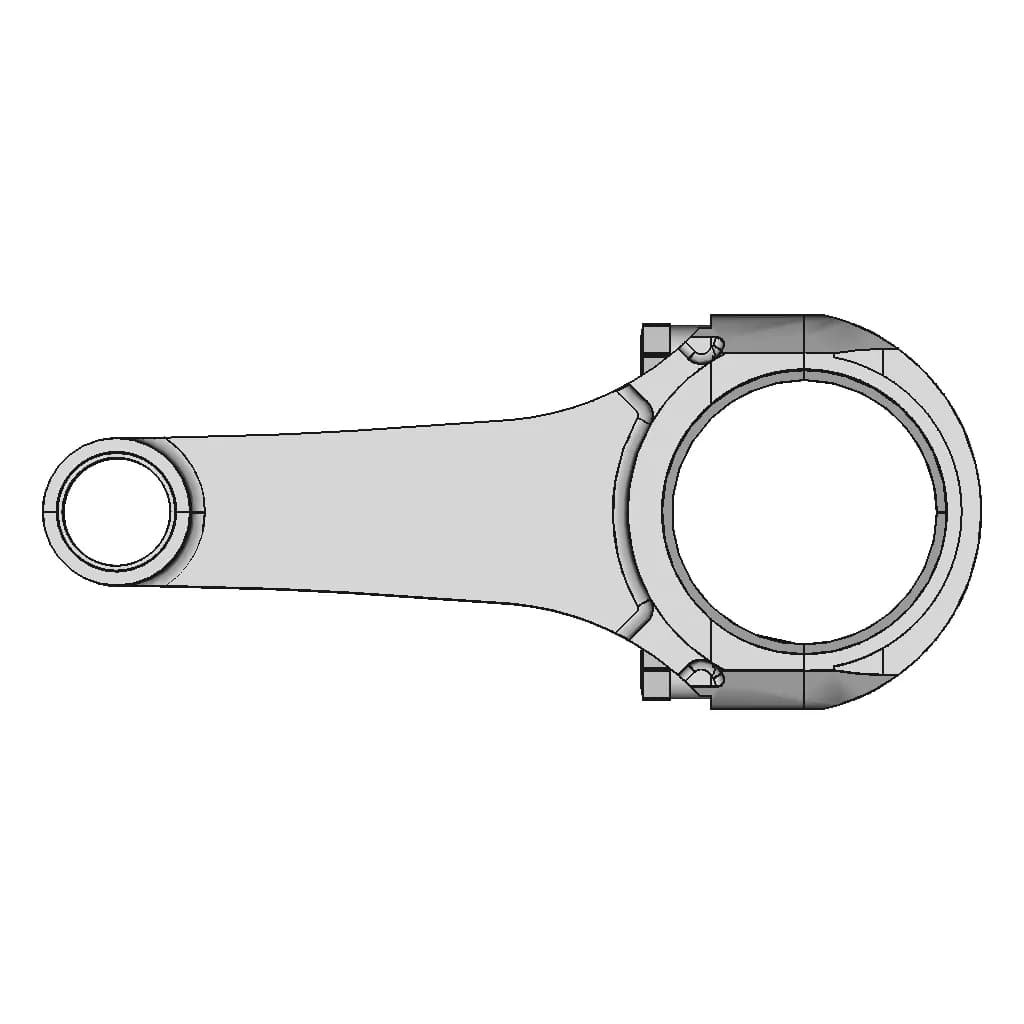 CAD Model of Racing Connecting Rod for Engineering Projects_0_0_degree_snapshot