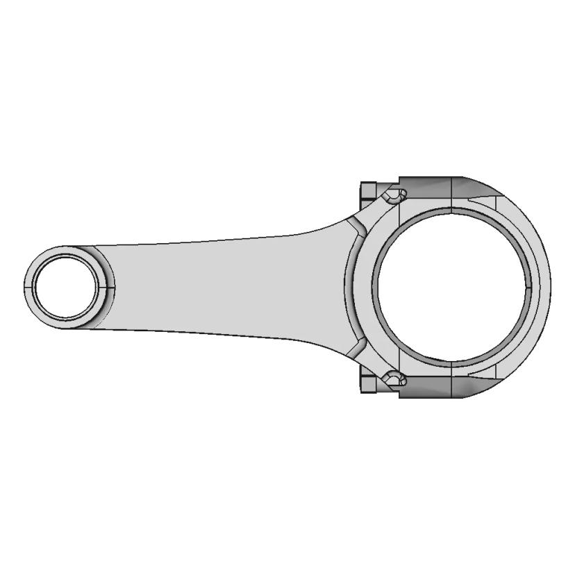 CAD Model of Racing Connecting Rod for Engineering Projects