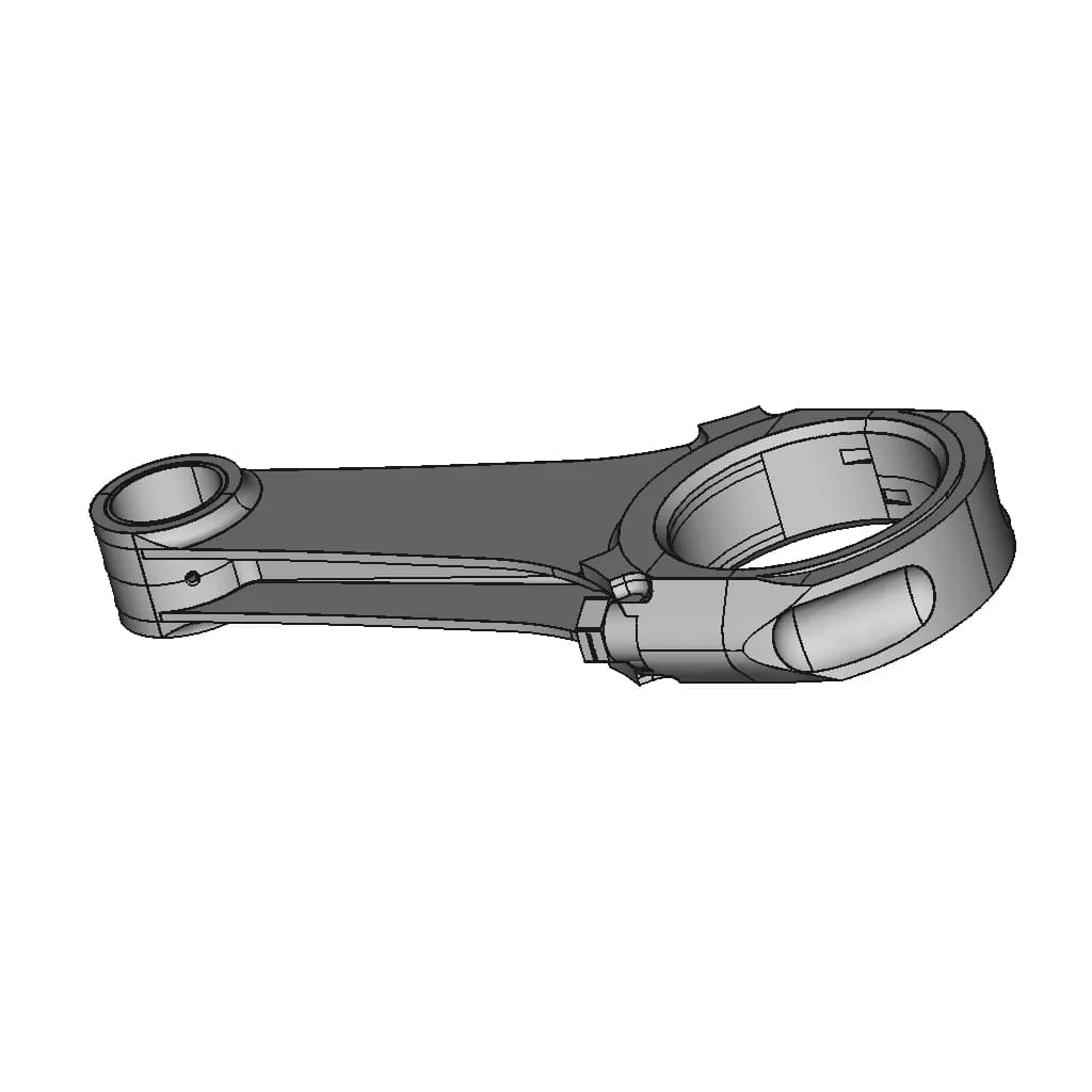CAD Model of Racing Connecting Rod for Engineering Projects_60_30_degree_snapshot