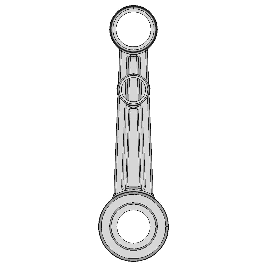 CAD Model of Connecting Rod for Engineering Projects_0_0_degree_snapshot
