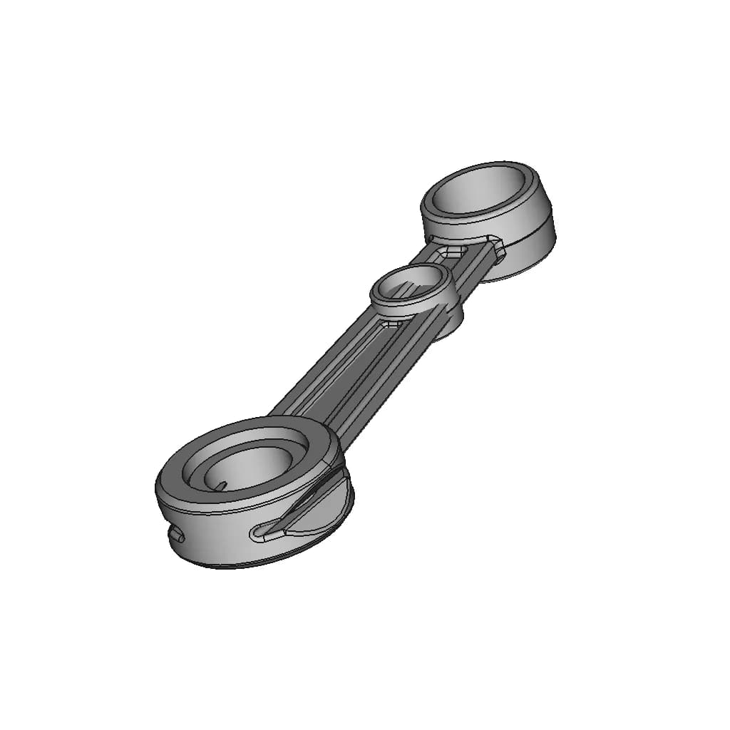 CAD Model of Connecting Rod for Engineering Projects_60_30_degree_snapshot