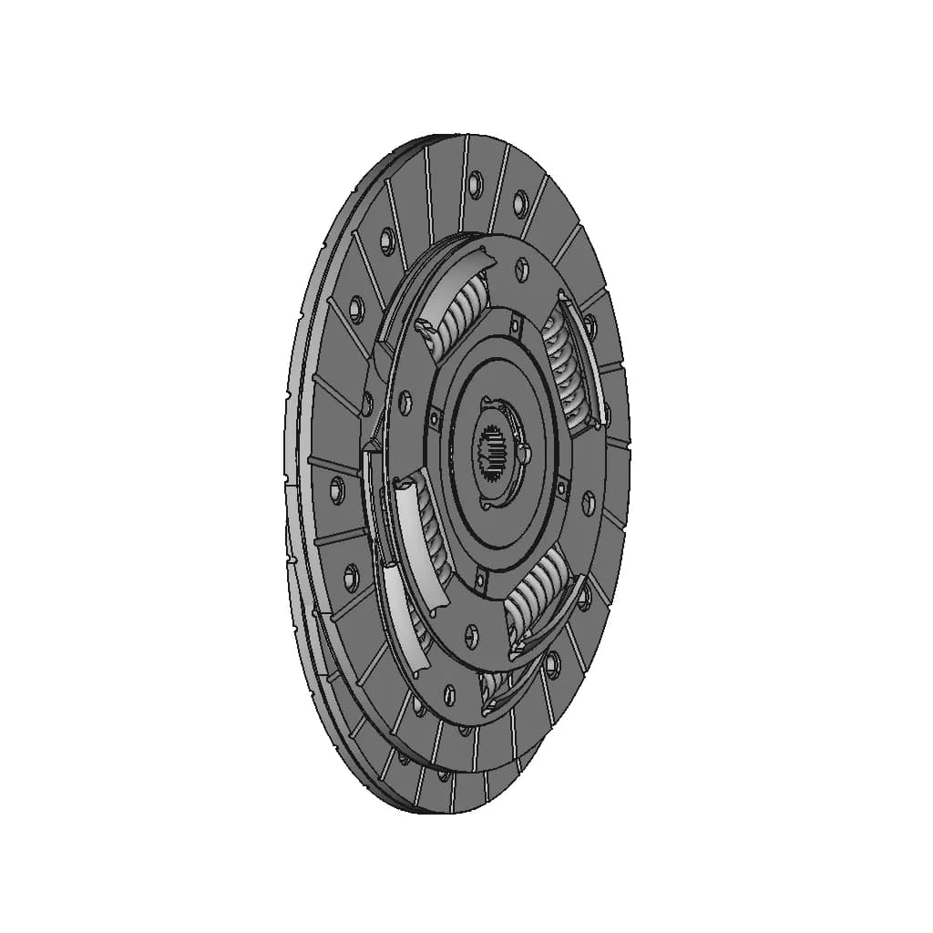 CAD Model of Clutch Assembly for Engineering Projects_60_30_degree_snapshot