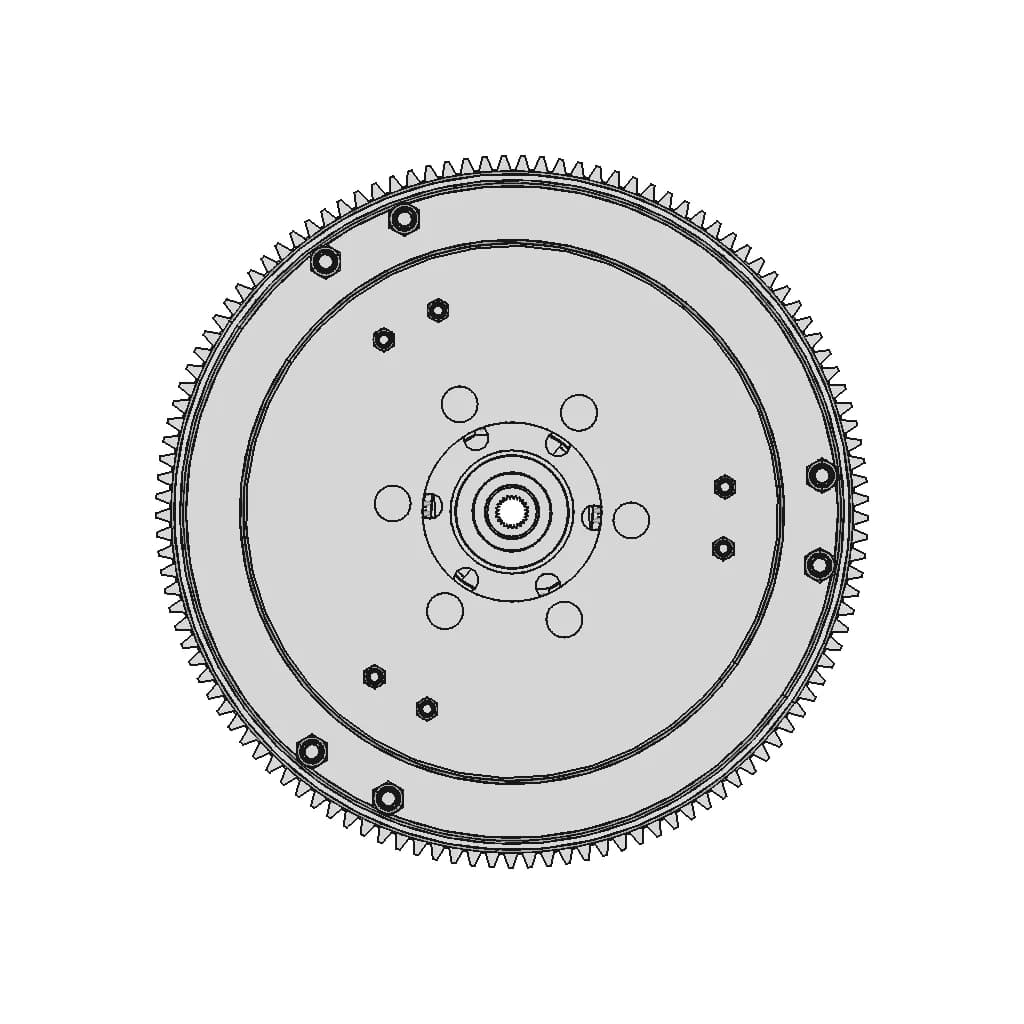 CAD Model of Car Clutch Assembly for Engineering Projects_0_270_degree_snapshot