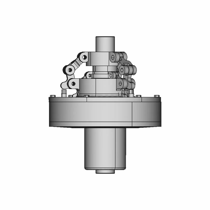 CAD Model of Clutch Assembly for Engineering Projects