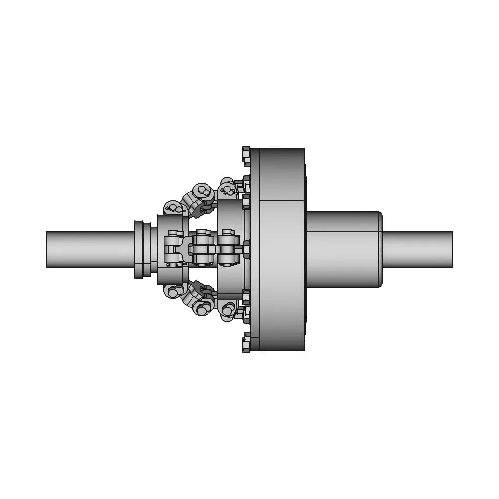 CAD Model of Disc Clutch Assembly for Engineering Projects_0_0_degree_snapshot