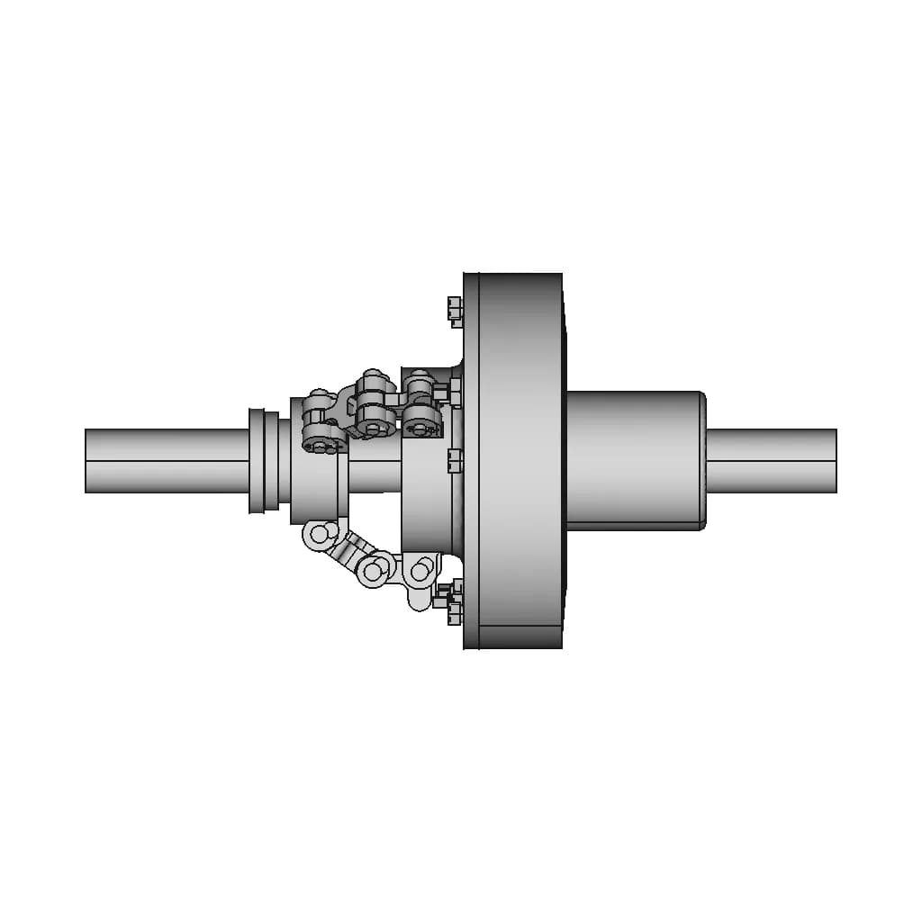 CAD Model of Disc Clutch Assembly for Engineering Projects_270_0_degree_snapshot