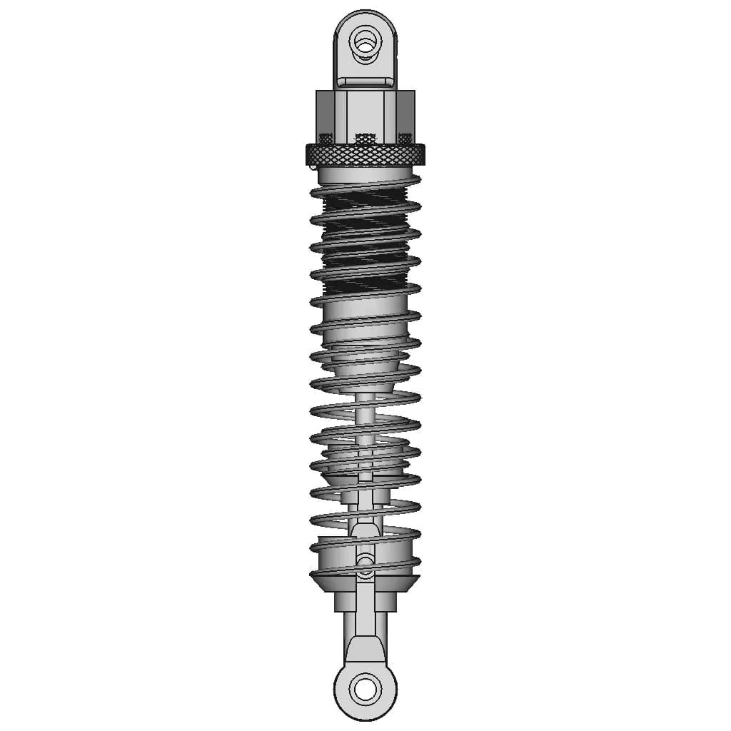 CAD Model of 80 Mm Rc Shock Absorber for Engineering Projects_0_0_degree_snapshot