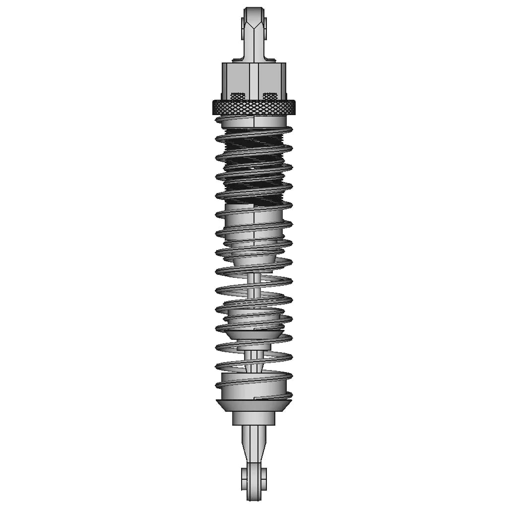 CAD Model of 80 Mm Rc Shock Absorber for Engineering Projects_0_270_degree_snapshot